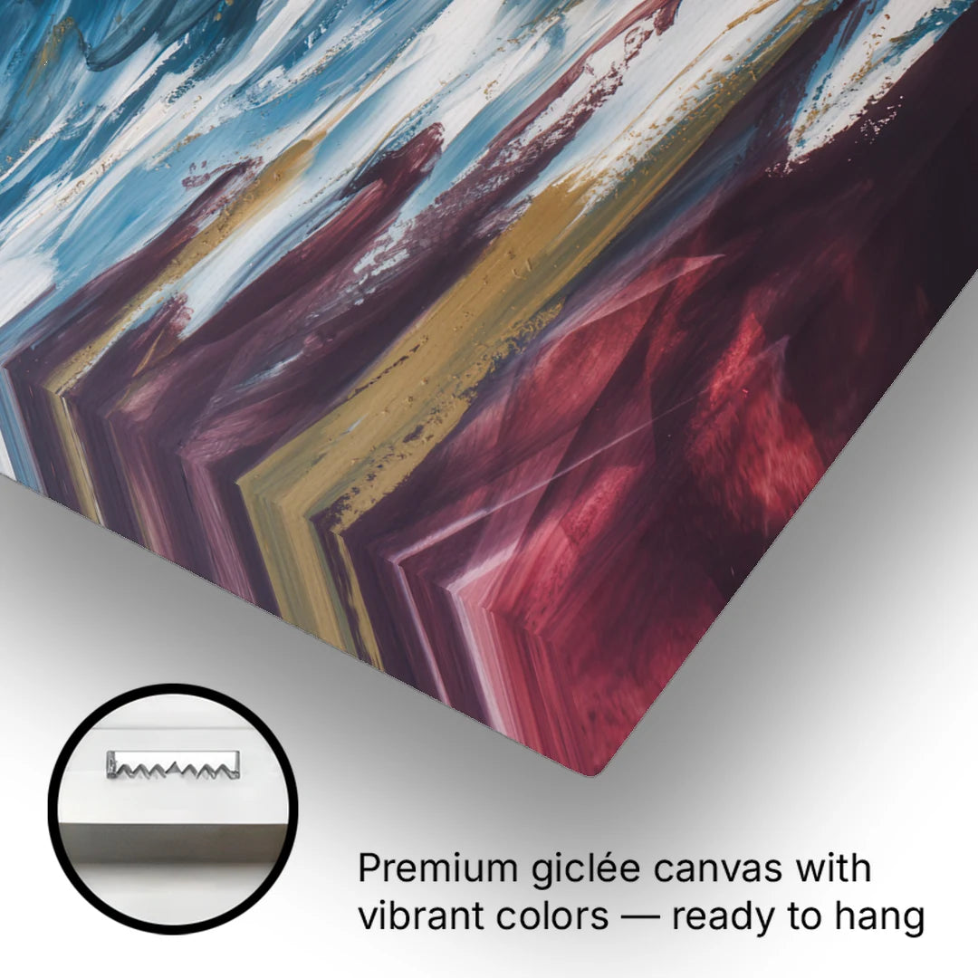 Foz do Douro Waves - Canvas Wall Art - Gallery Wrap Corner