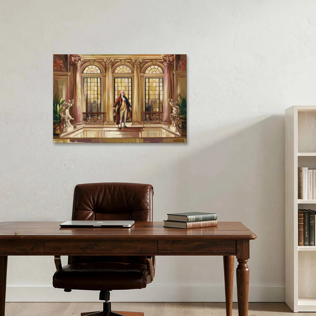Franklin Architectural Beauty - Canvas Wall Art - Office - 36x24