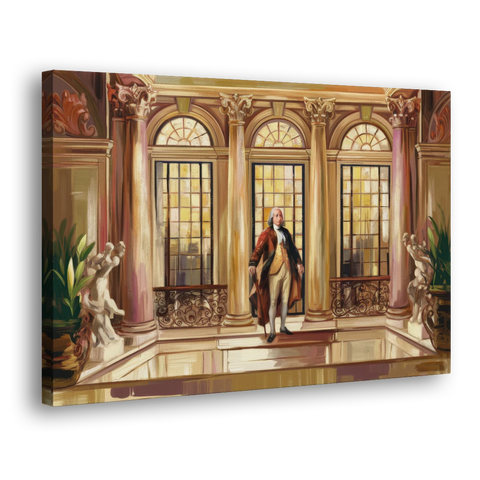 Franklin Architectural Beauty - Canvas Wall Art - Side