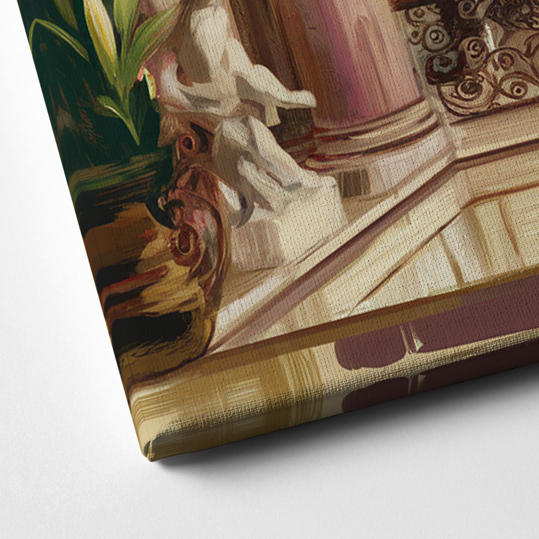Franklin Architectural Beauty Canvas Close Up