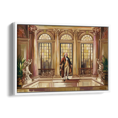 Franklin Architectural Beauty Side - White Canvas Wall Art