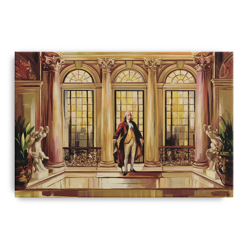 Franklin Architectural Beauty Front - Canvas Wall Art