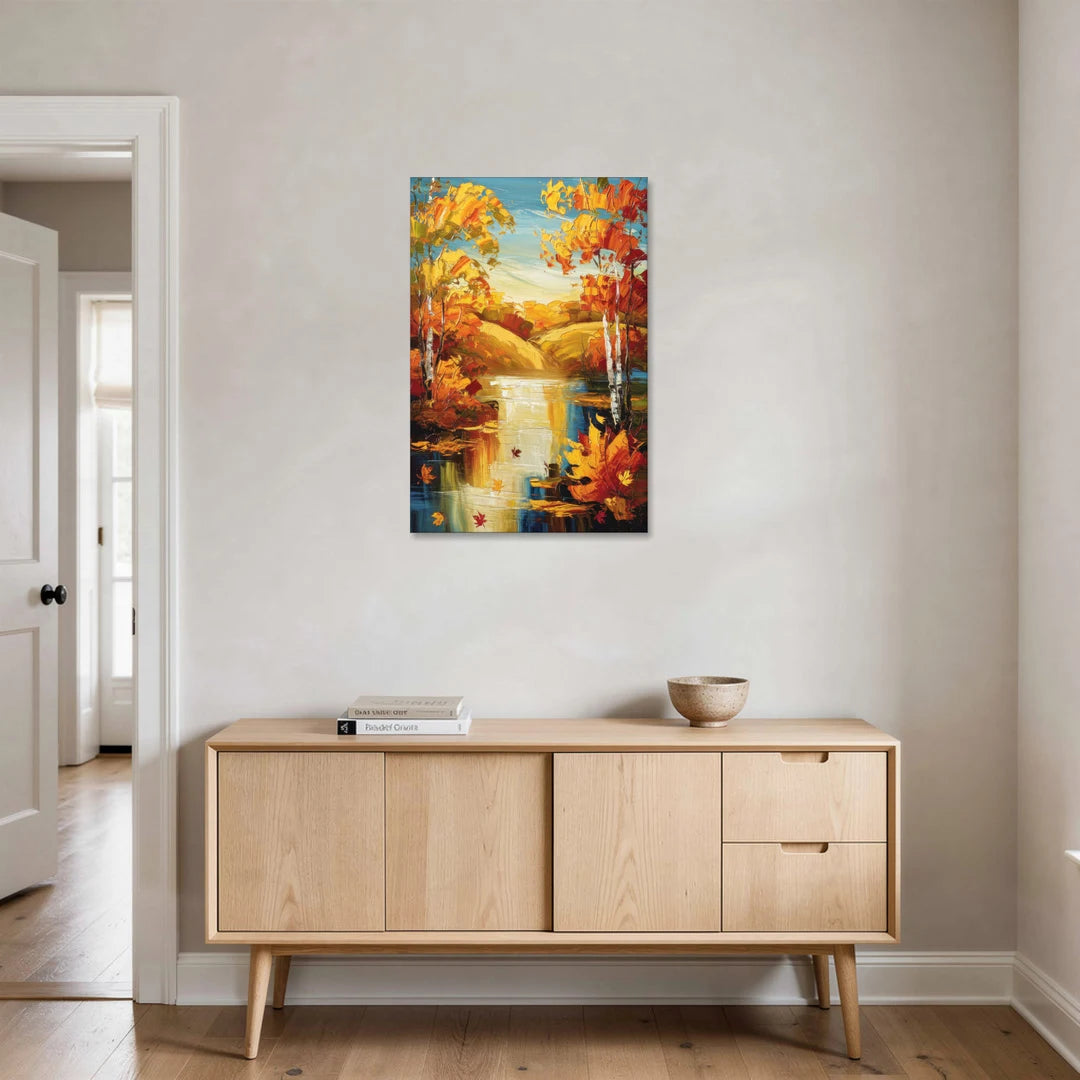Franklin Autumn Vibes - Canvas Wall Art - Coffee Table - 24x36