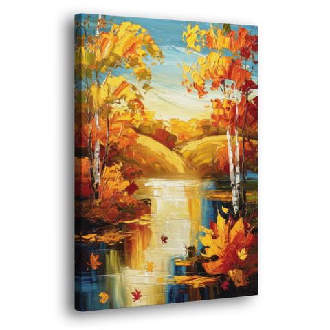 Franklin Autumn Vibes - Canvas Wall Art - Side