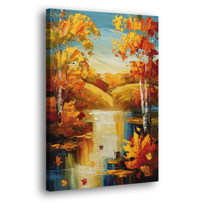 Franklin Autumn Vibes Side - Canvas Wall Art