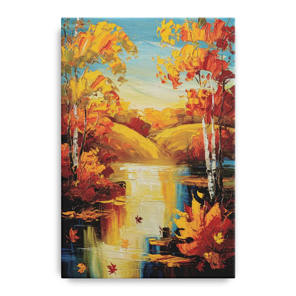 Franklin Autumn Vibes Front - Canvas Wall Art