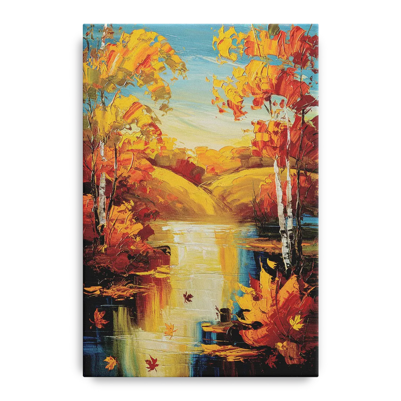 Franklin Autumn Vibes Front - Canvas Wall Art