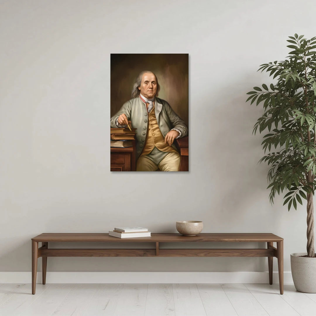Franklin Cultural Heritage - Canvas Wall Art - Coffee Table - 24x36