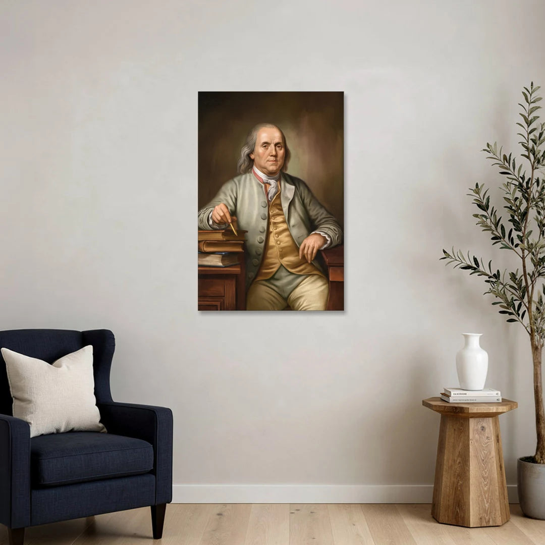 Franklin Cultural Heritage - Canvas Wall Art - Sofa - 24x36
