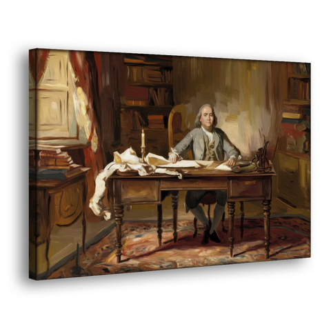 Franklin Historic Charm - Canvas Wall Art - Side