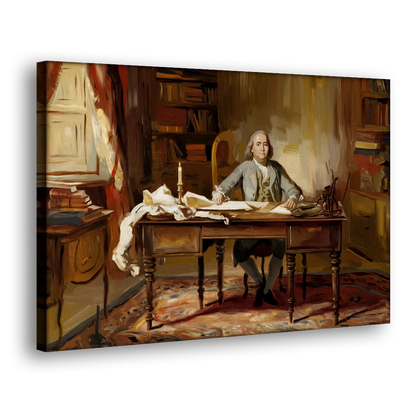 Franklin Historic Charm Side - Canvas Wall Art