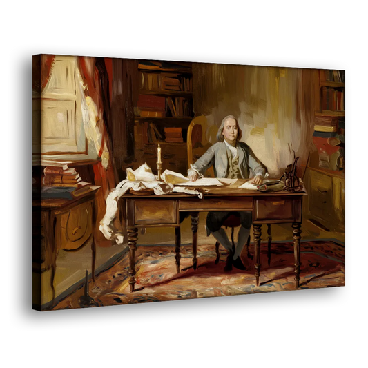 Franklin Historic Charm Side - Canvas Wall Art