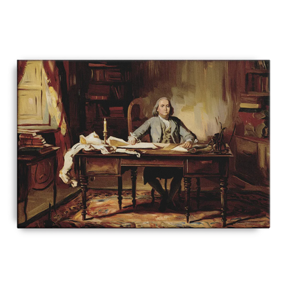 Franklin Historic Charm Front - Canvas Wall Art