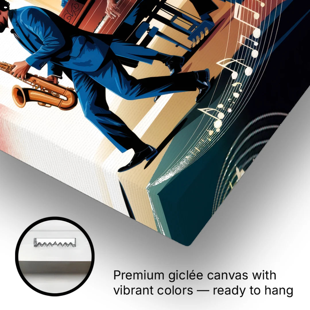Franklin Music Legacy - Canvas Wall Art - Gallery Wrap Corner