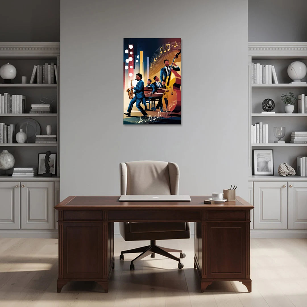 Franklin Music Legacy - Canvas Wall Art - Office - 24x36