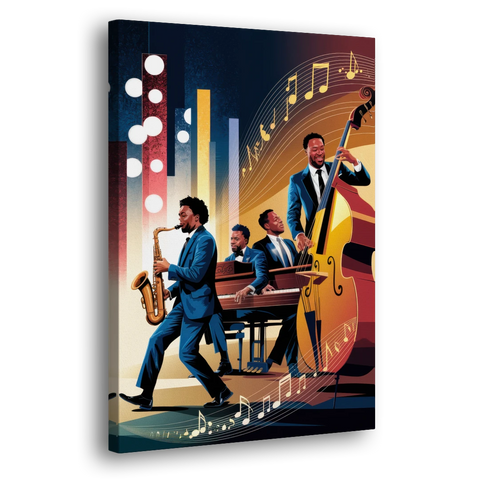 Franklin Music Legacy - Canvas Wall Art - Side