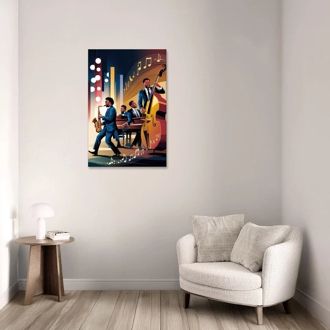 Franklin Music Legacy - Canvas Wall Art - Sofa - 24x36