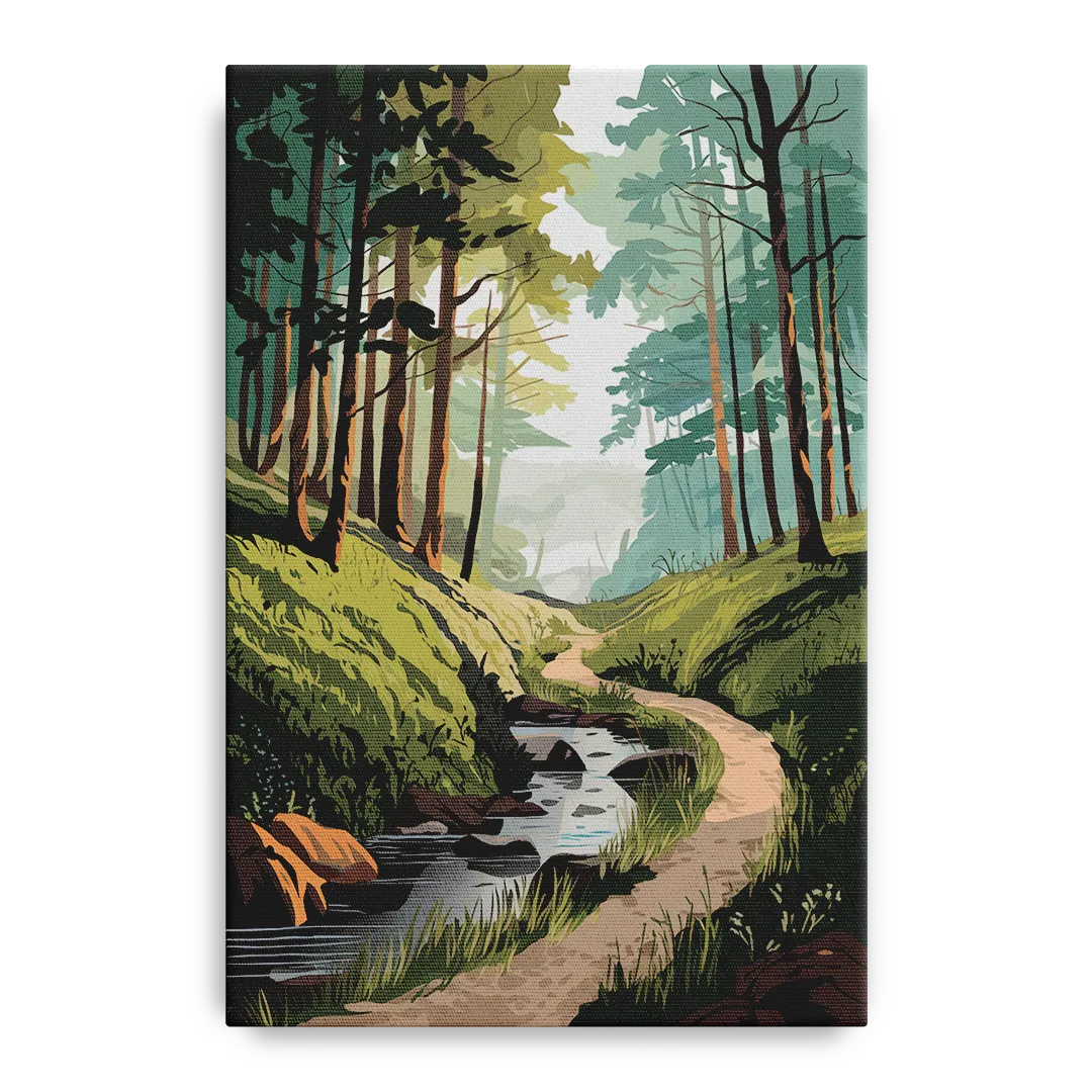 Franklin Nature Trails Front - Canvas Wall Art