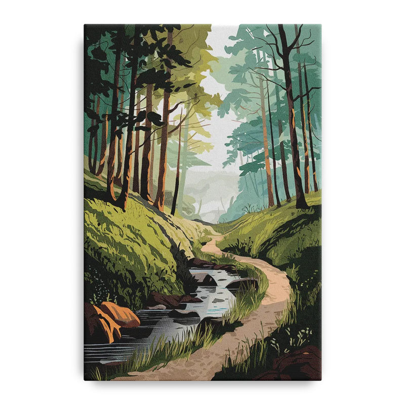 Franklin Nature Trails Front - Canvas Wall Art