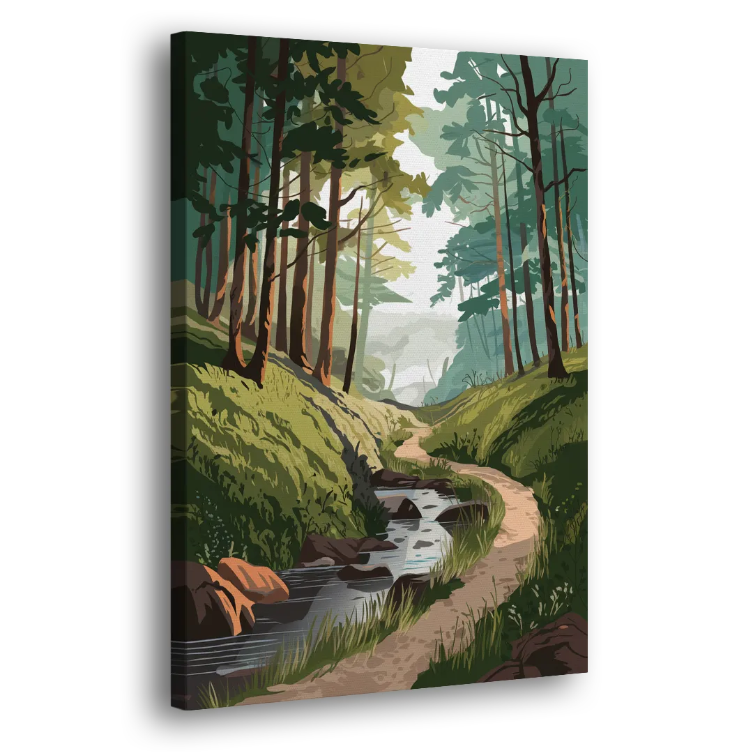 Franklin Nature Trails Side - Canvas Wall Art