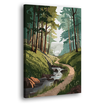 Franklin Nature Trails Side - Canvas Wall Art
