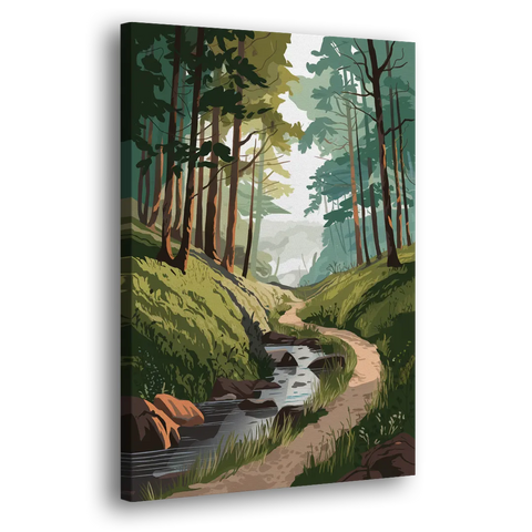 Franklin Nature Trails - Canvas Wall Art