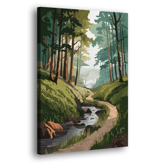 Franklin Nature Trails Side - Canvas Wall Art