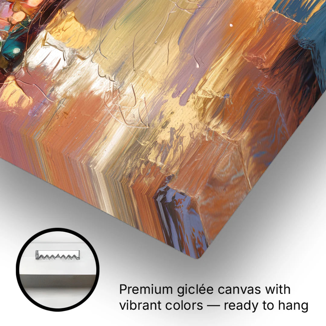 Franklin Skyline View - Canvas Wall Art - Gallery Wrap Corner