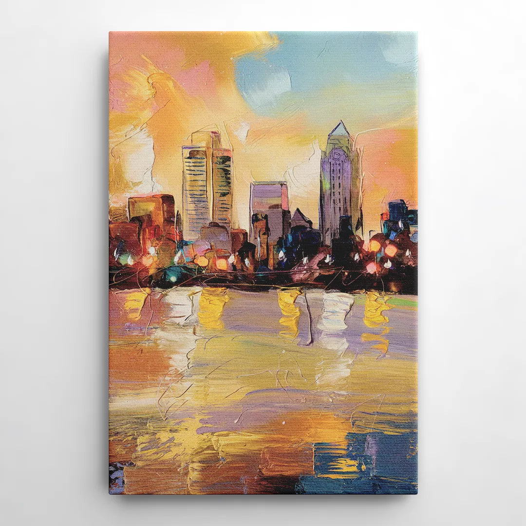 Franklin Skyline View - Canvas Wall Art