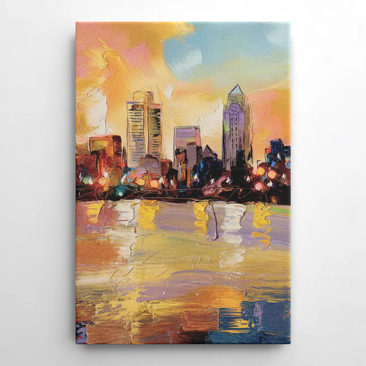 Franklin Skyline View - Canvas Wall Art