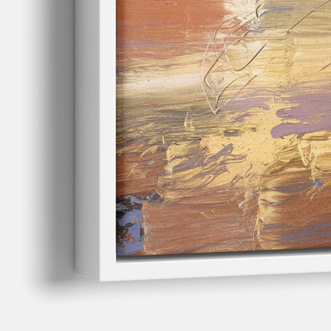 Franklin Skyline View - Close-Up White Frame Canvas