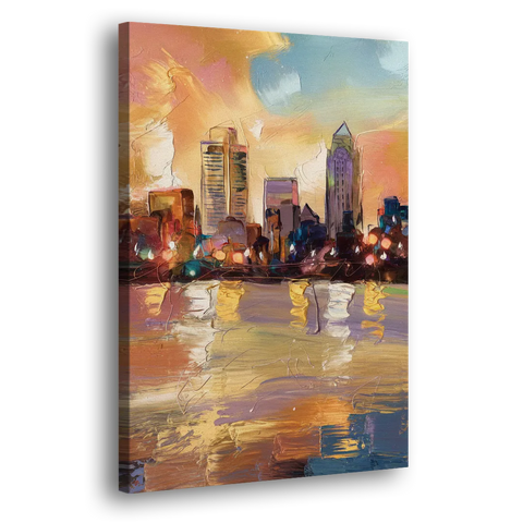 Franklin Skyline View - Canvas Wall Art