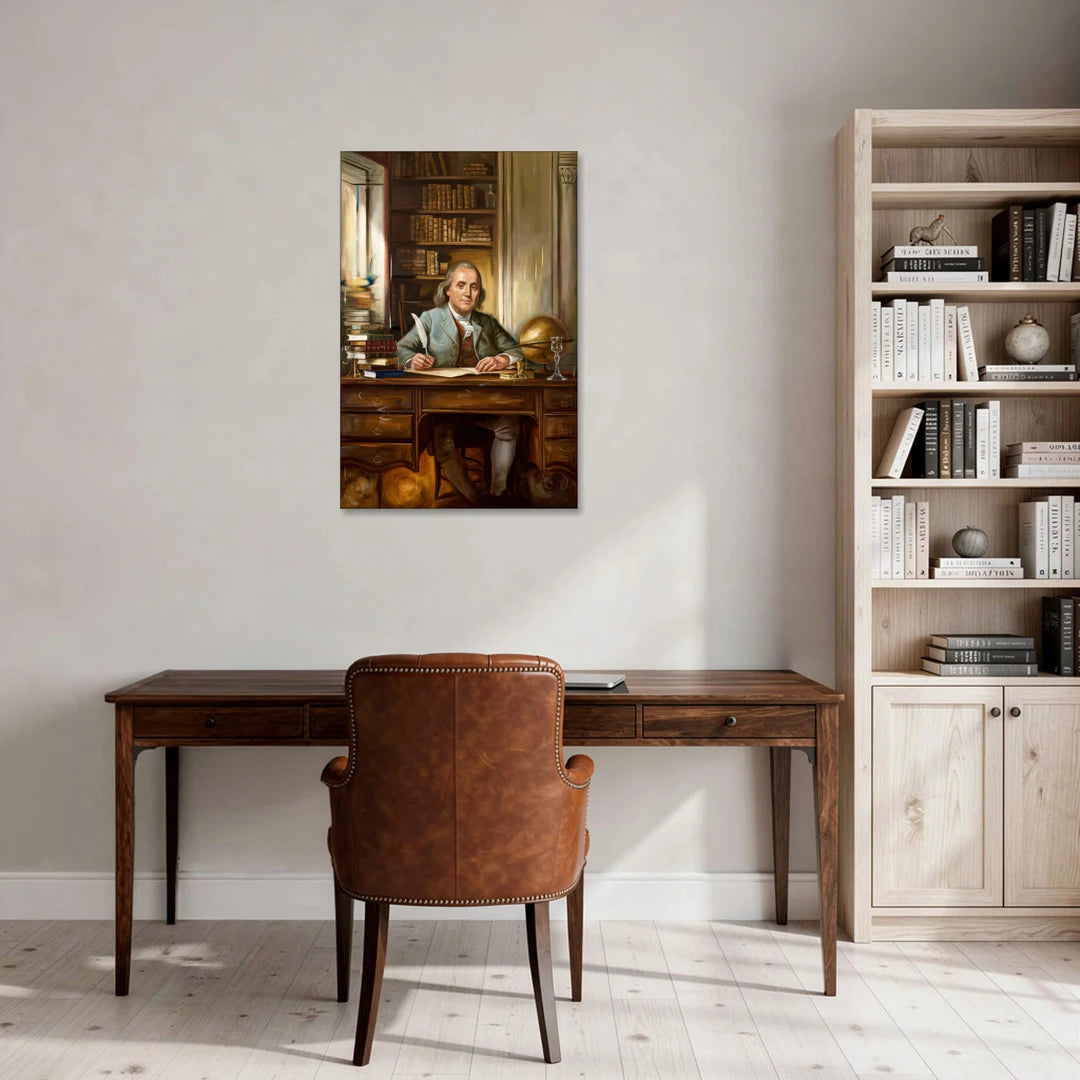 Franklin Timeless Elegance - Canvas Wall Art - Office - 24x36