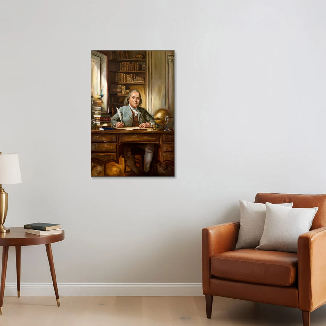 Franklin Timeless Elegance - Canvas Wall Art - Sofa - 24x36