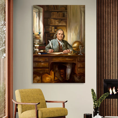Franklin Timeless Elegance Living Room - Canvas Wall Art