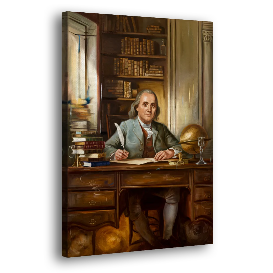 Franklin Timeless Elegance Side - Canvas Wall Art