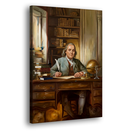 Franklin Timeless Elegance Side - Canvas Wall Art