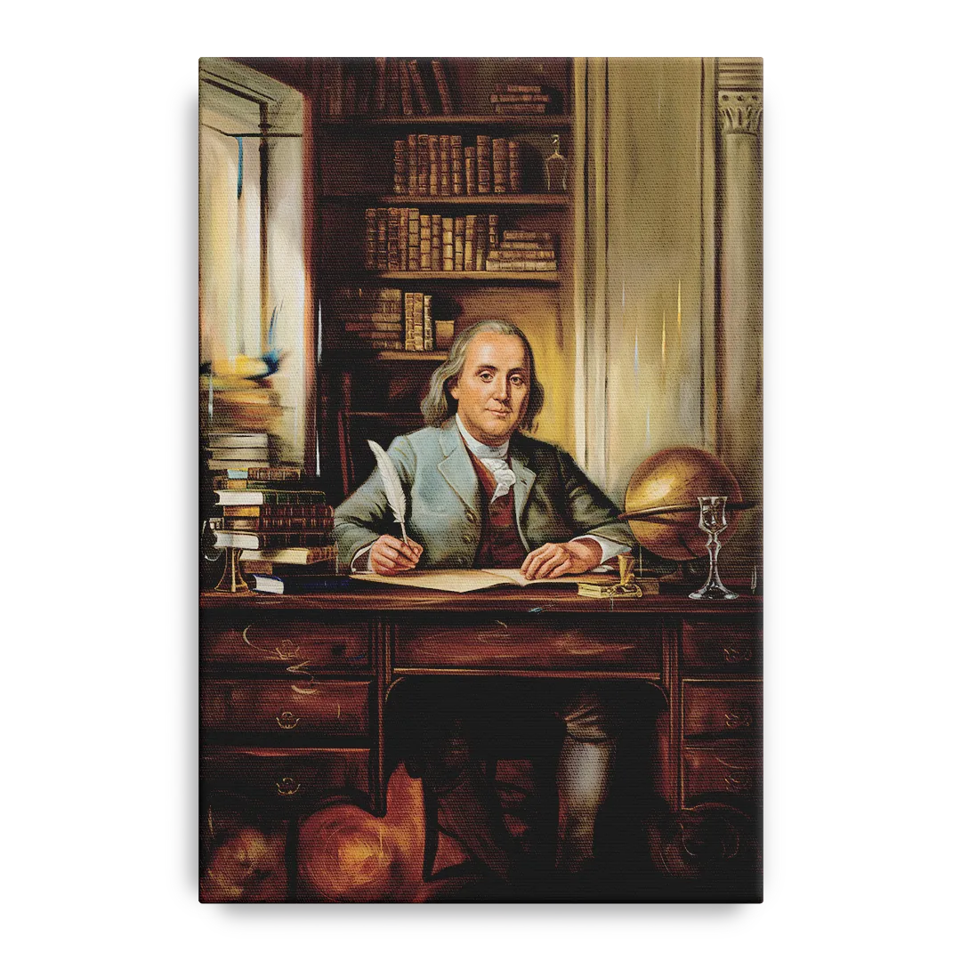 Franklin Timeless Elegance Front - Canvas Wall Art