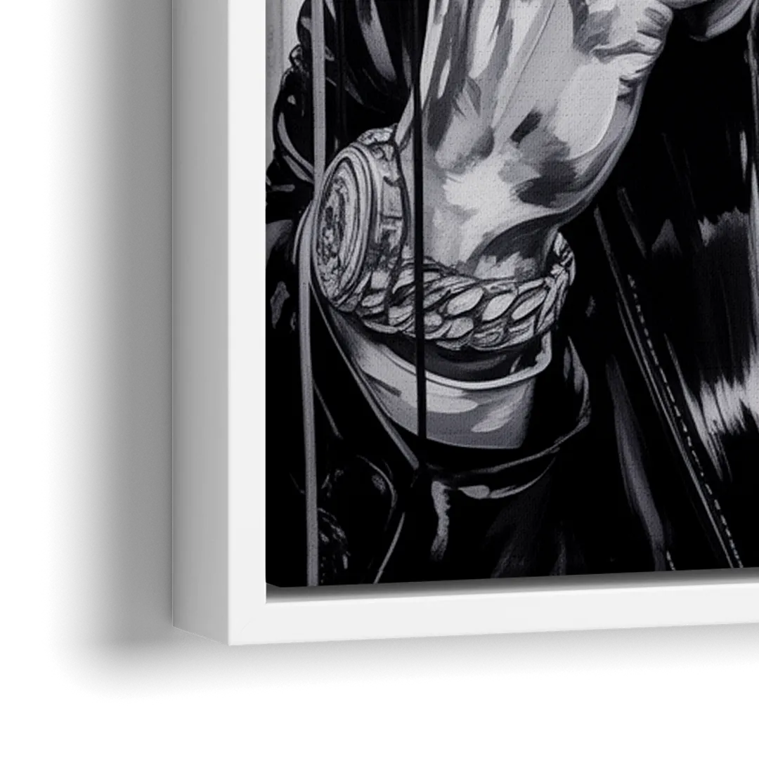Freedom Born - Close-Up White Frame Canvas