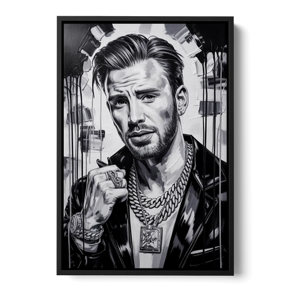 Freedom Born - Black Frame Canvas