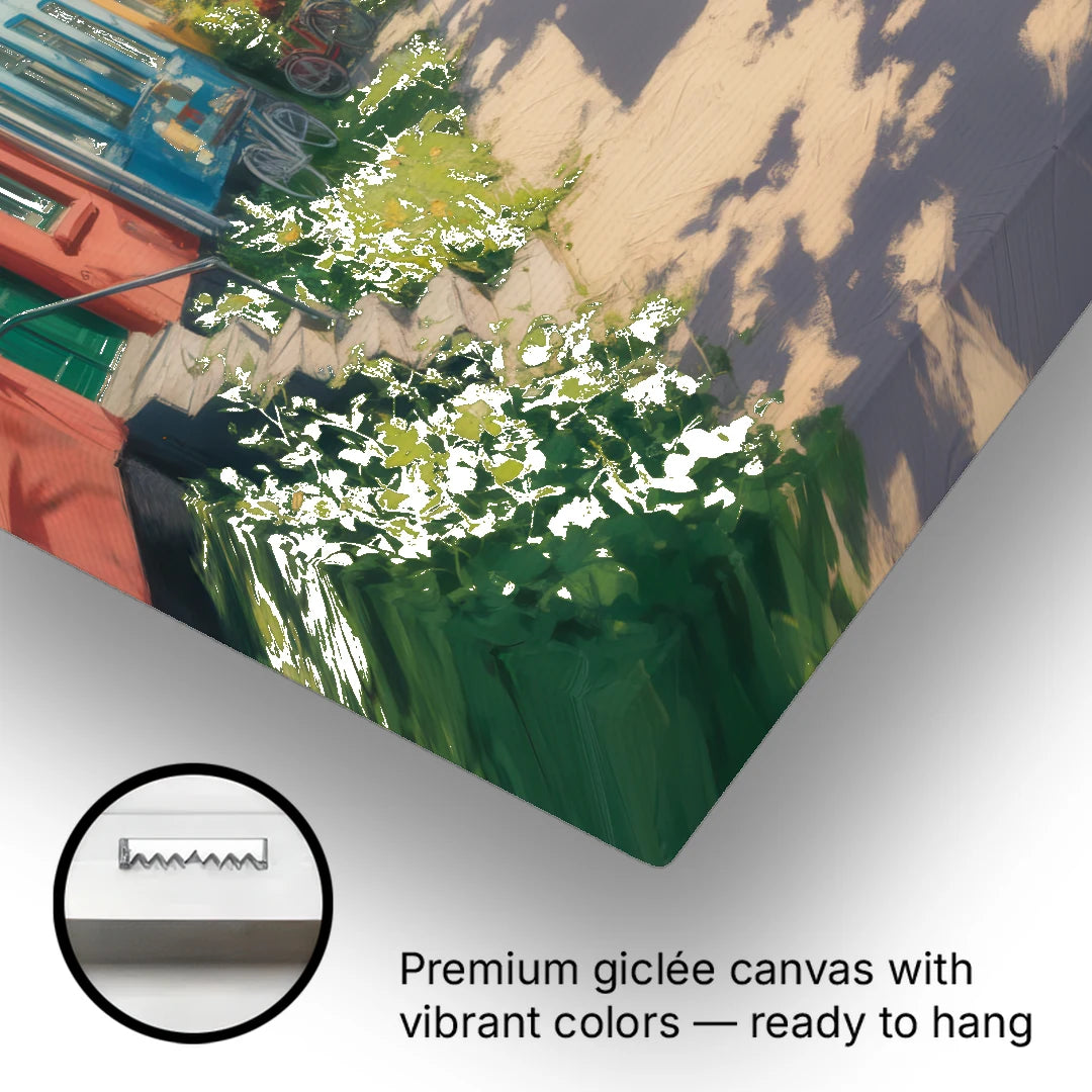 Freetown Christiania - Canvas Wall Art - Gallery Wrap Corner