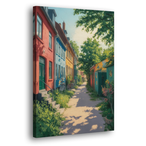 Freetown Christiania - Canvas Wall Art - Side