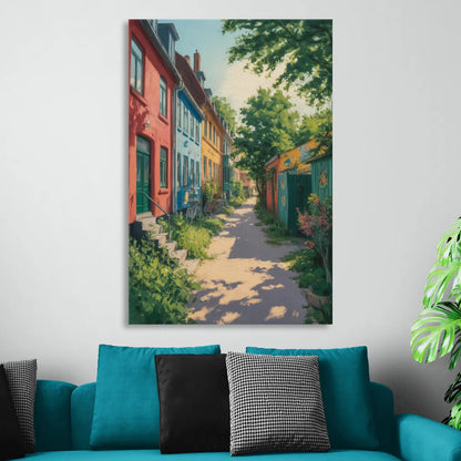 Freetown Christiania Living Room - Canvas Wall Art