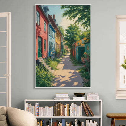 Freetown Christiania Living Room - White Canvas Wall Art