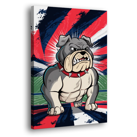 Fresno State Bulldogs Pride - Canvas Wall Art - Side