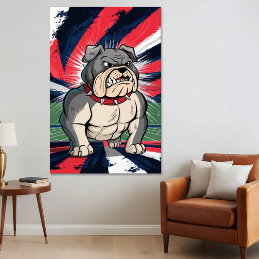 Fresno State Bulldogs Pride - Canvas Wall Art - Sofa - 40x60
