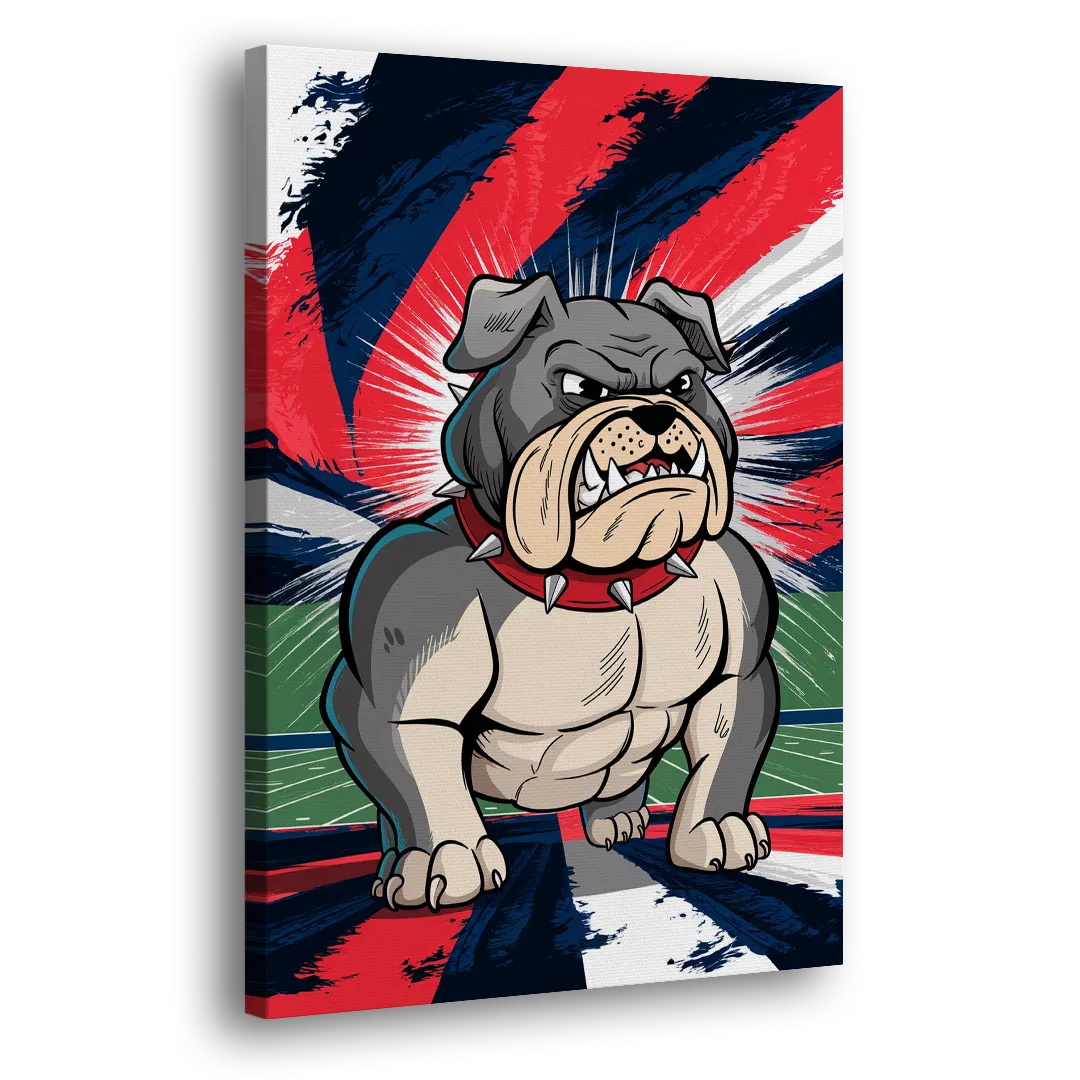 Fresno State Bulldogs Pride Side - Canvas Wall Art
