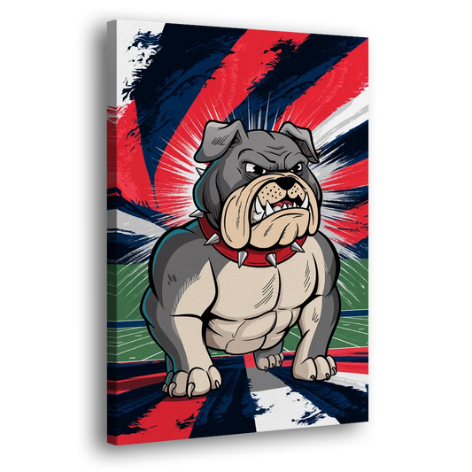 Fresno State Bulldogs Pride Side - Canvas Wall Art