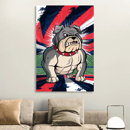 Fresno State Bulldogs Pride Sitting Room - Canvas Wall Art