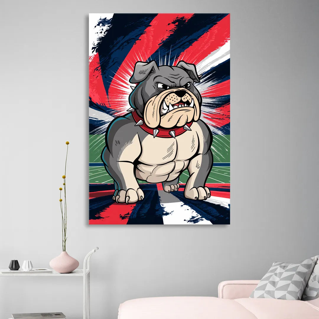 Fresno State Bulldogs Pride Living Room - Canvas Wall Art